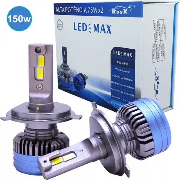 LAMPADA LED MAX 6000K 15000L HB3 - RAY-X MAX