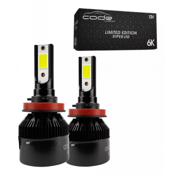 LAMPADA LED CODE 6000K 7800L H16 - TECH ONE CODE