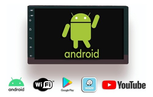 CENTRAL 2 DIN MP5 AUX BT SD USB GPS ESP (ANDROID E IOS) ANDROID NAT.10 - FIRST OPTION 701E