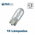 LAMPADA T10 HALOGENA W5W 12V PCT 10 - TECH ONE LED T10